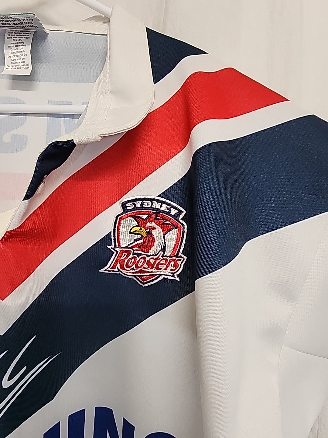 Sydney Roosters Jersey 2XL Rugby NRL Australia Samsung ISC Telstra Car Buyers