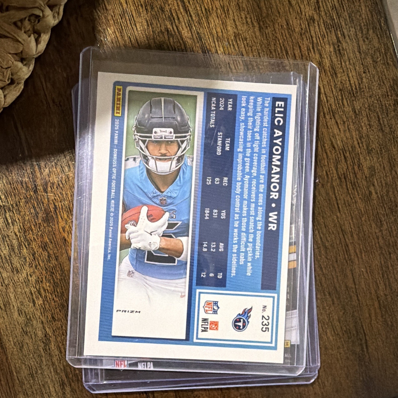 Panini NFL 2025 Donruss Optic/Prizm Rated Rookie Lot 4