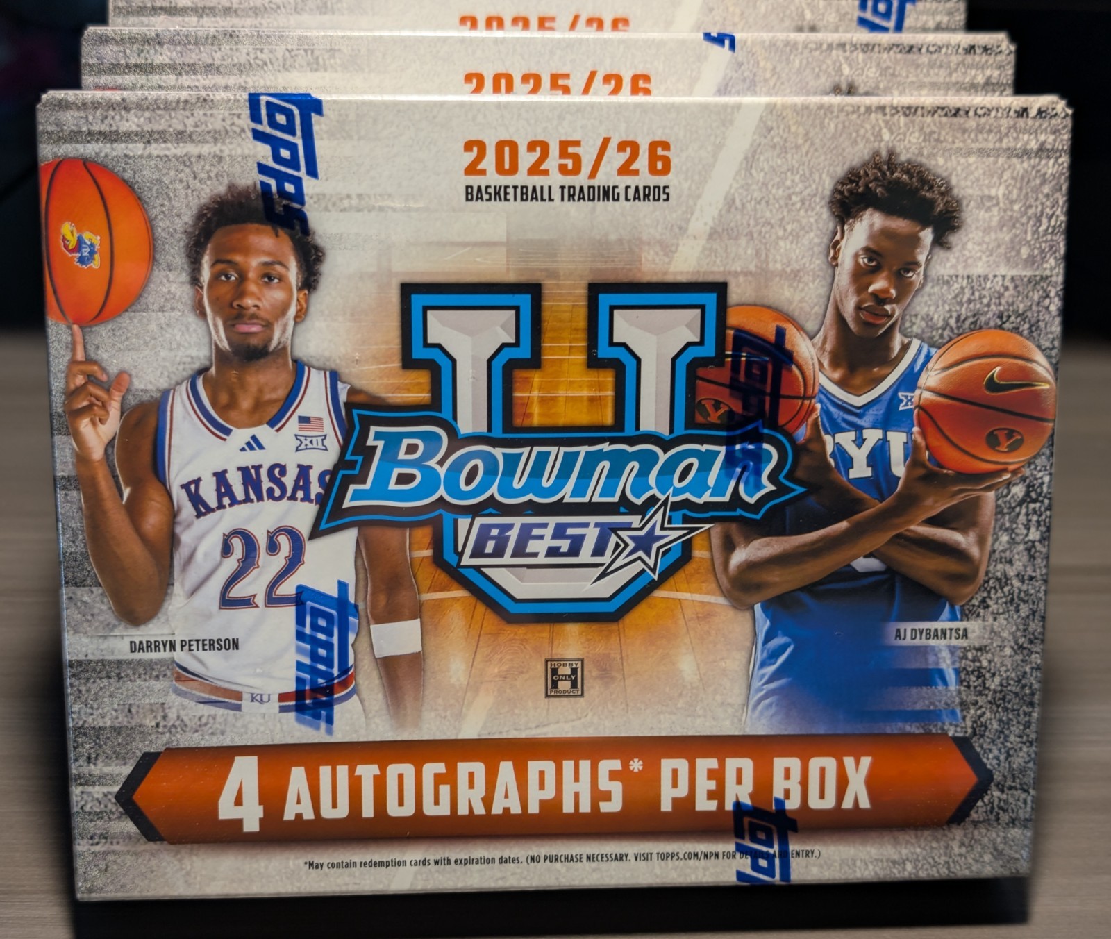 2025-26 Bowman University Best Basketball – Hobby Box 4 Autos, Future NBA Stars!