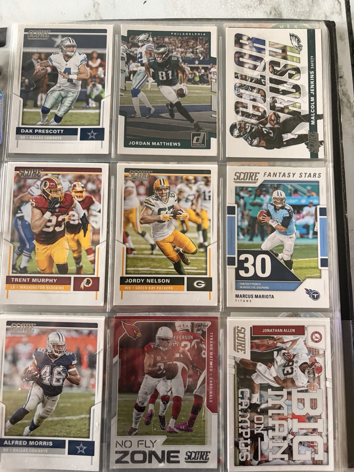 Sports Card Mixed Lot Baseball, Basketball, Football Various Brands Years