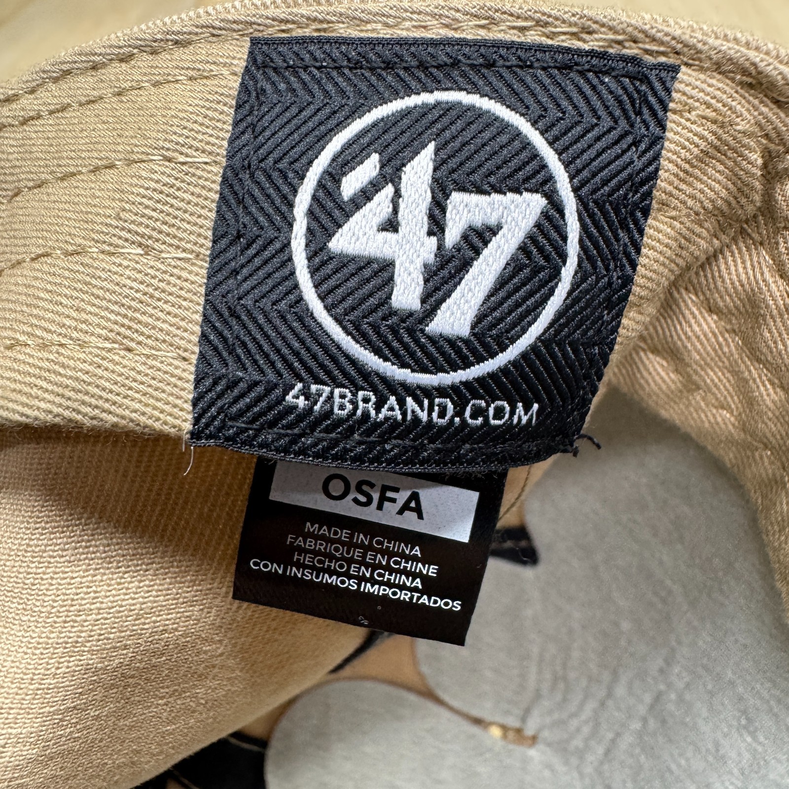 NEW North Texas Mean Green ’47 Brand Clean Up Adjustable Hat Cap Khaki OSFM
