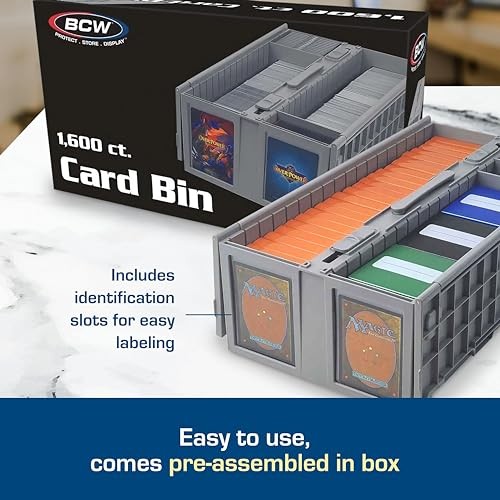 BCW 1600 Collectible Card Bin