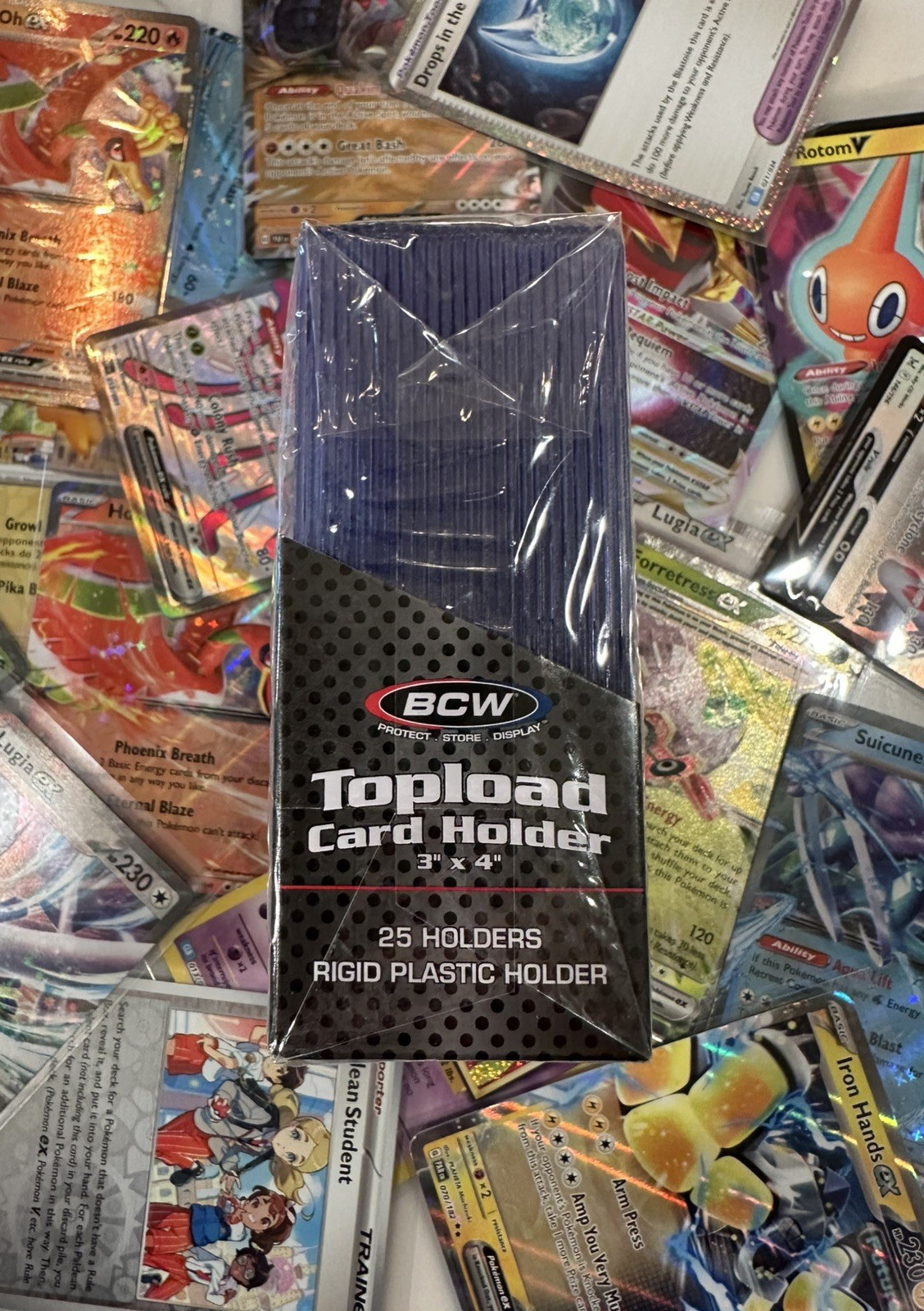 BCW Topload Card Holders 3″ X 4″ – 25 Holders (1-TLCH-N)