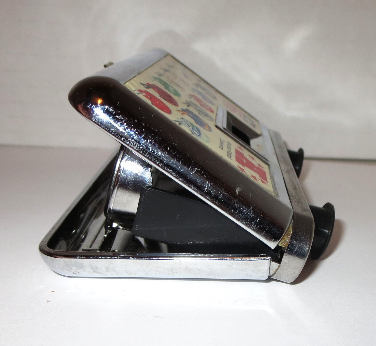 Vintage 80s NFL Compact Folding BINOCULARS NFC AFC Helmet logos TASCO Japan