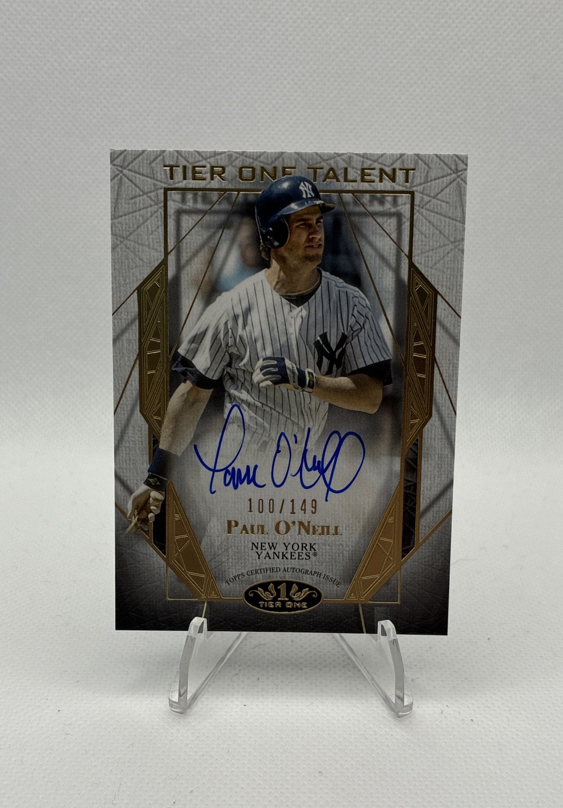 2022 Topps Tier One – Tier One Talent Autographs Paul O’Neill #T1TA-PO /149 (AU)