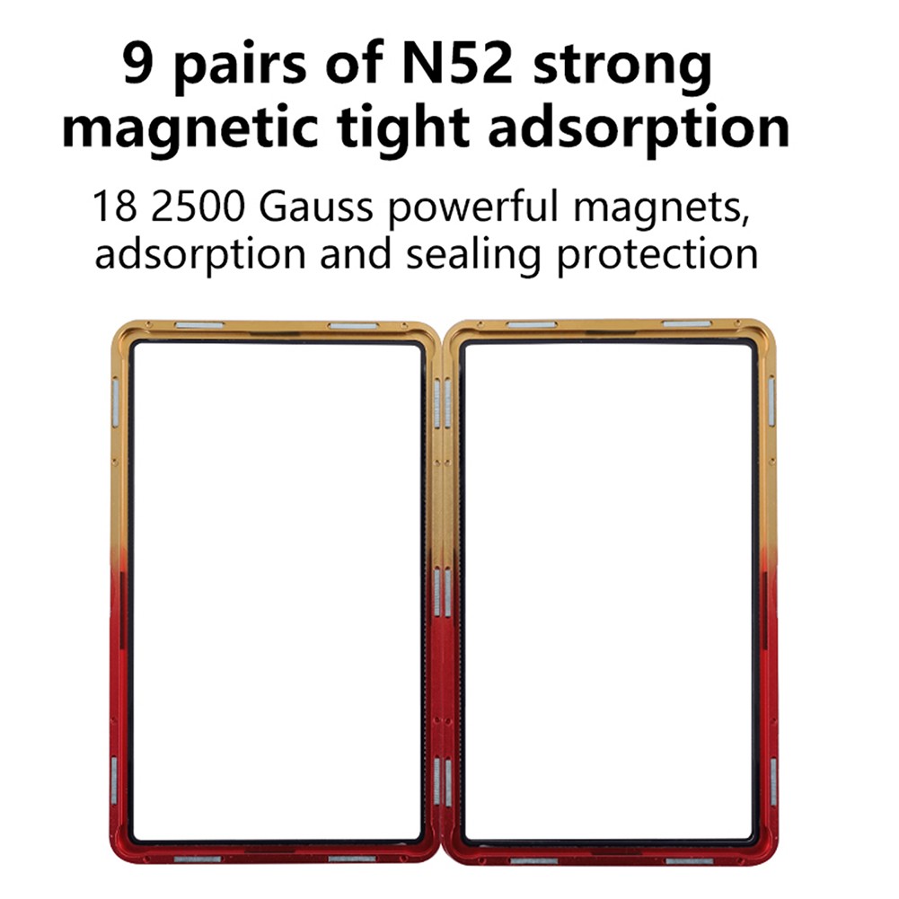 Magnetic Aluminum Metal Case UV-Resistant Tempered Glass For PSA Graded Cards