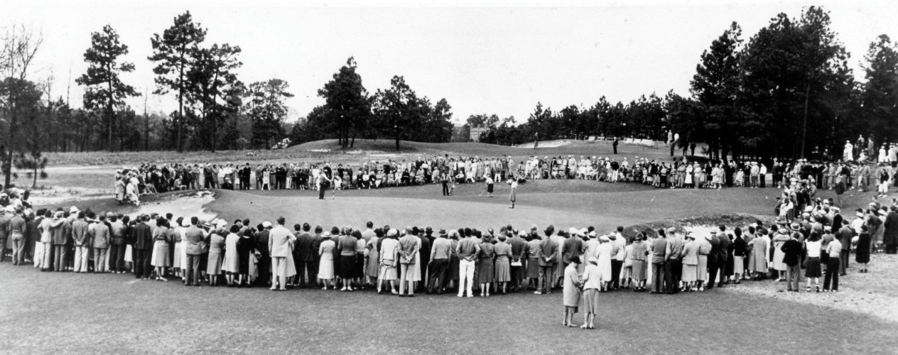 1939 Pinehurst Donald Ross Golf Course Vintage Type 1 Panoramic Photo Acme News