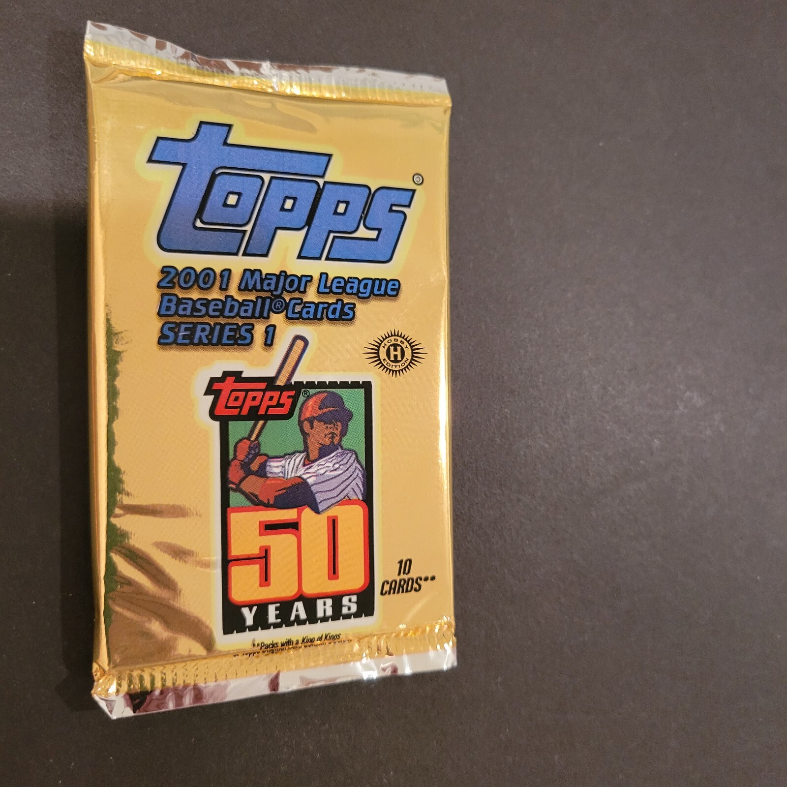 2001 Topps Series 1 HOBBY – (1 ) Pack of 10 SEALED Cards * SEE BELOW NOTES *