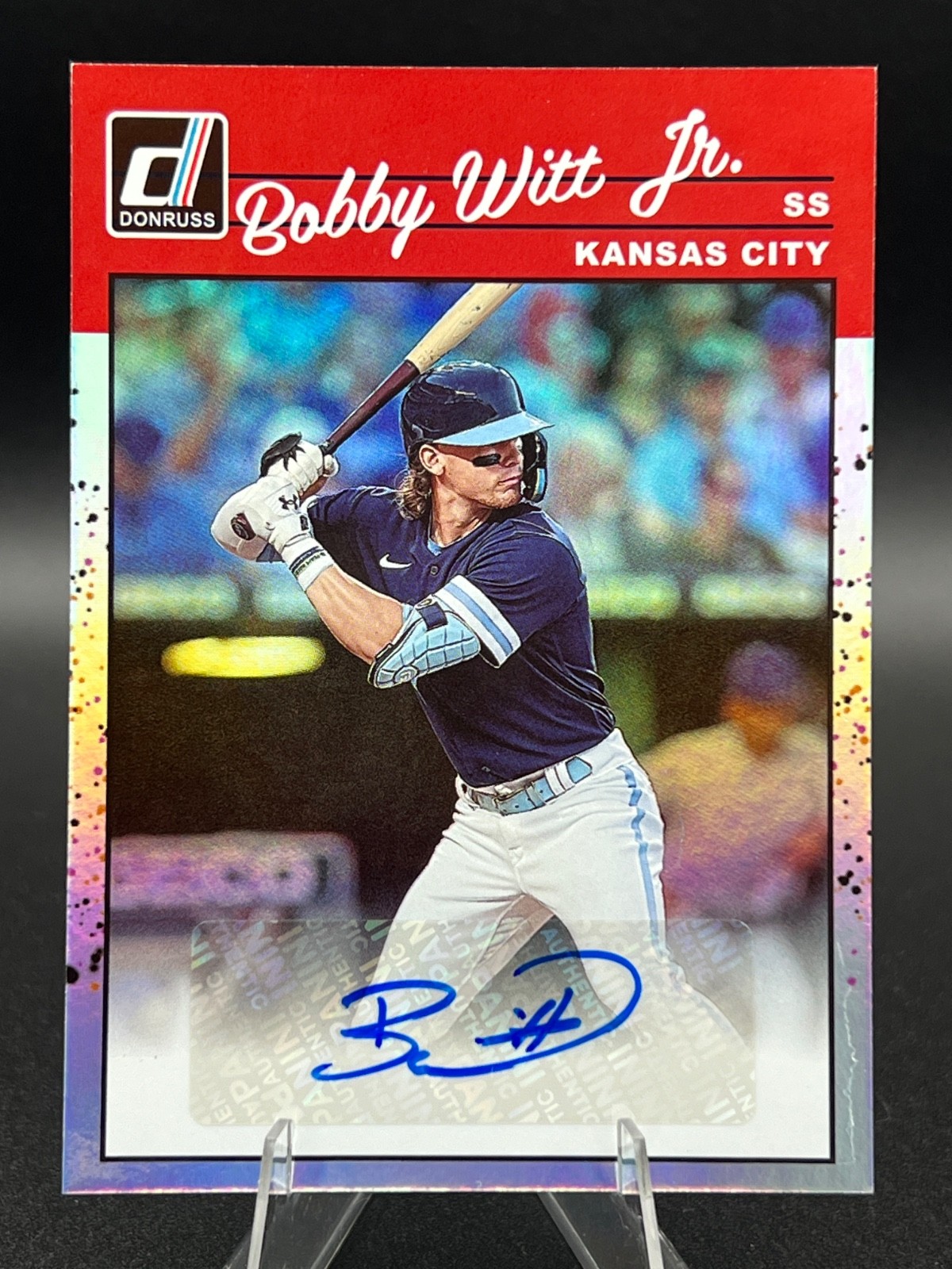 2023 Donruss Retro 1990 Signatures Bobby Witt Jr. Auto – Royals
