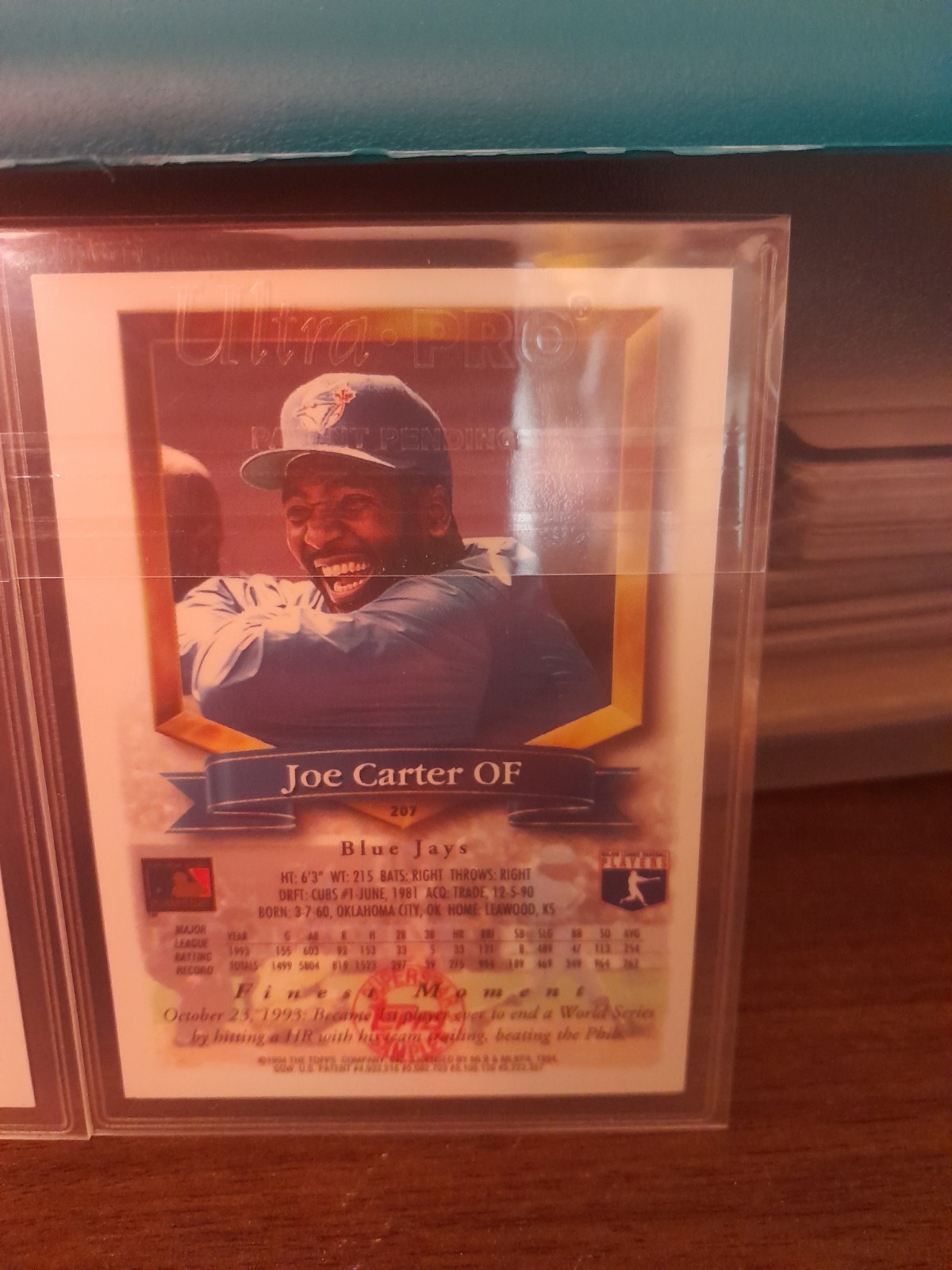 1994 Topps Finest 3 Card Refractor Lot Manny Ramirez Joe Carter Greg Maddux