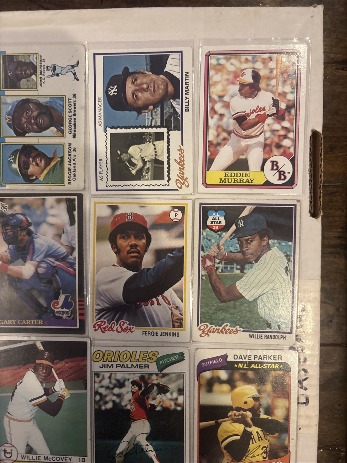 VINTAGE 1972-1985 BASEBALL Card LOT (50 CARDS): STARS ONLY! Conditions Vary