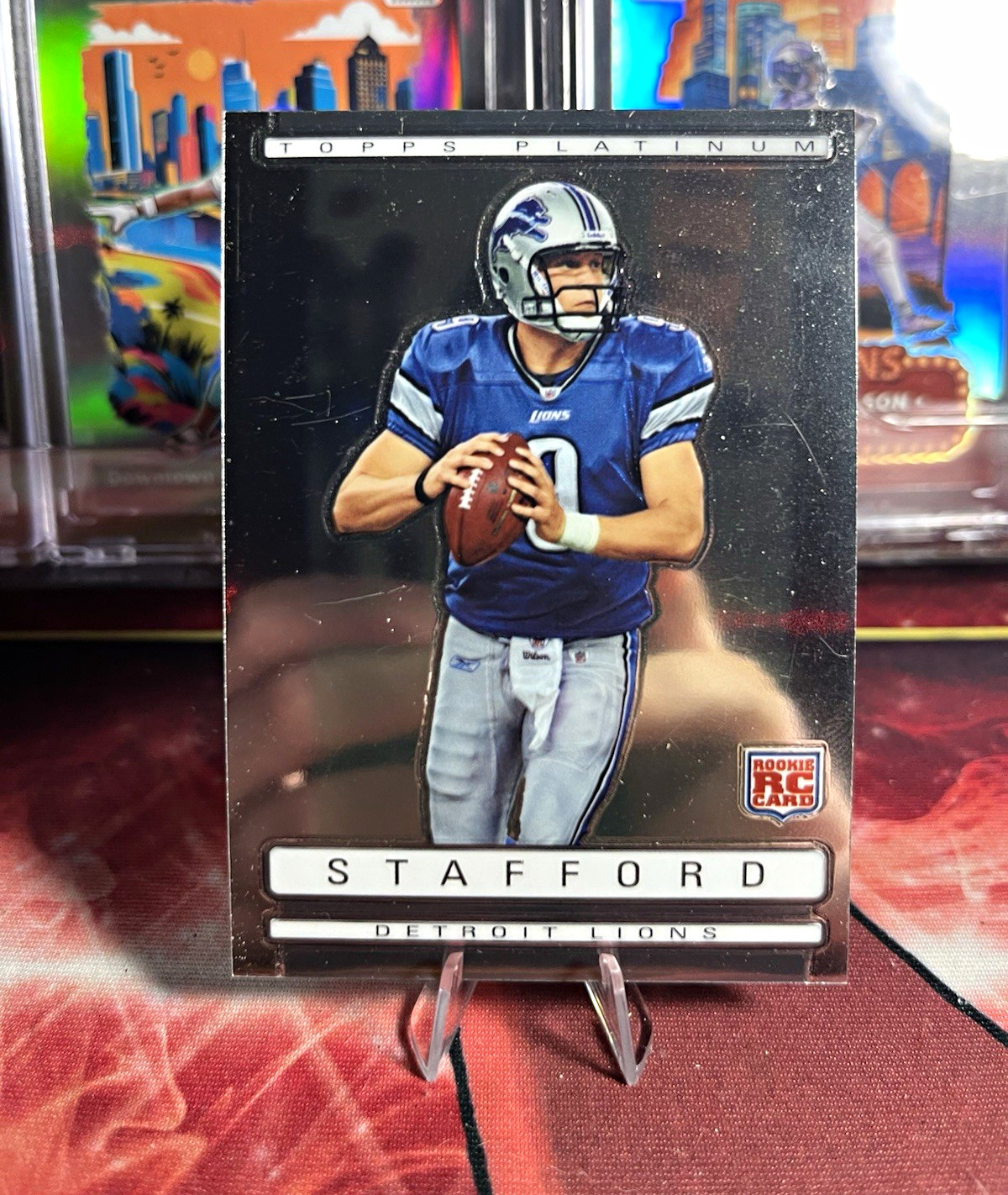 2009 Topps Platinum Matthew Stafford RC Rookie #125