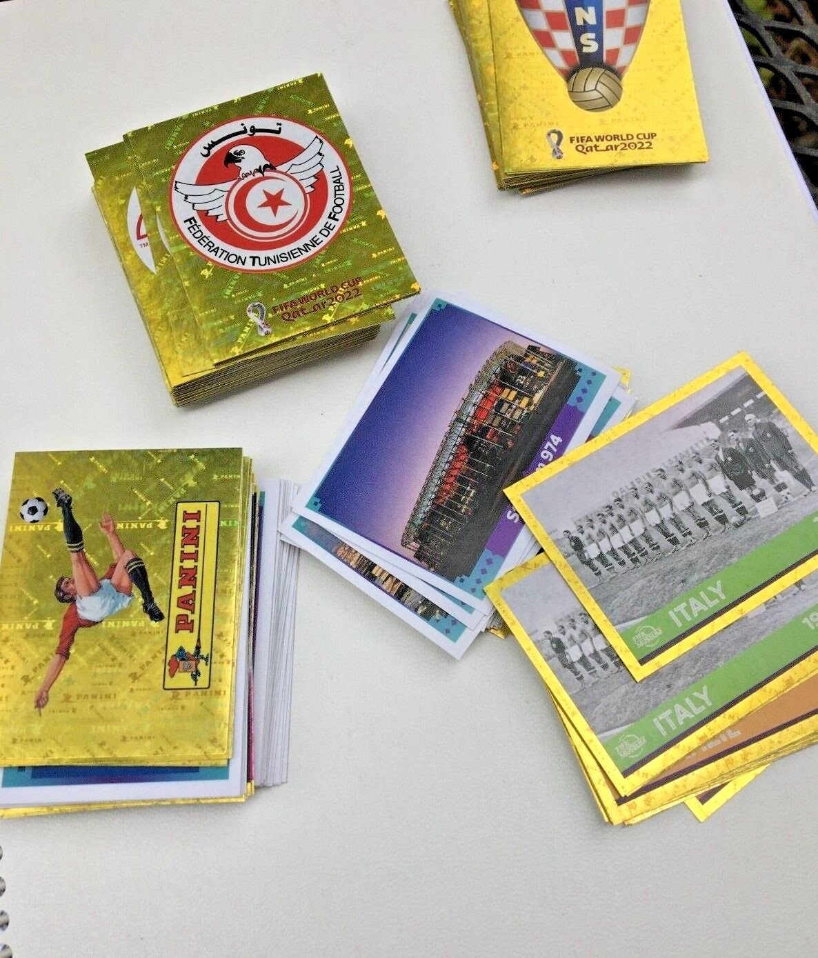 2022 Panini FIFA World Cup Qatar Stickers Pick CRO to KOR