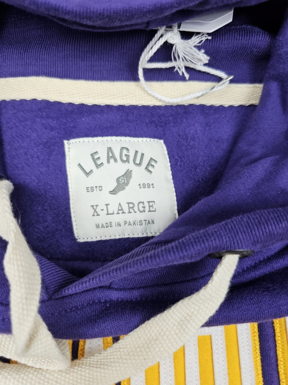 east carolina pirates ecu hoodie pullover mens XL purple embroidered logo nwt
