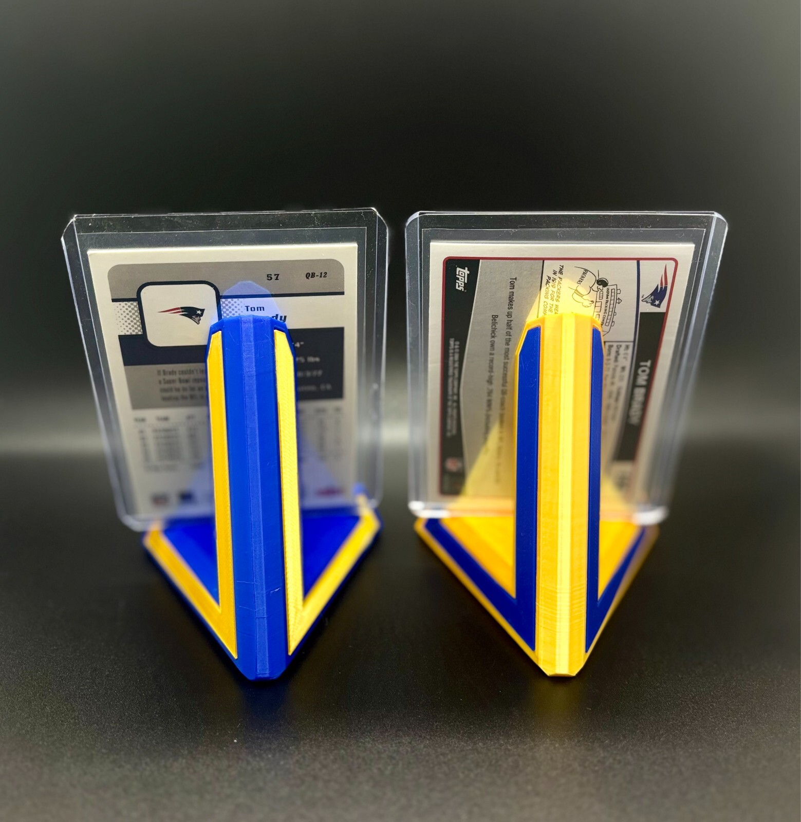 Personalized Sports/Trading Card Display Stand – Add Favorite Team, Name, City