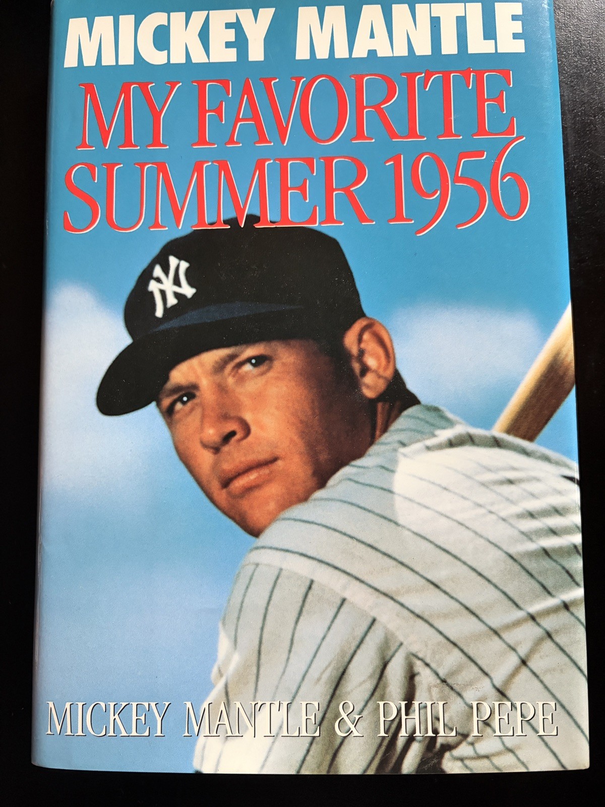 Mickey Mantle Autographed First Edition Book: My Favorite Summer 1956