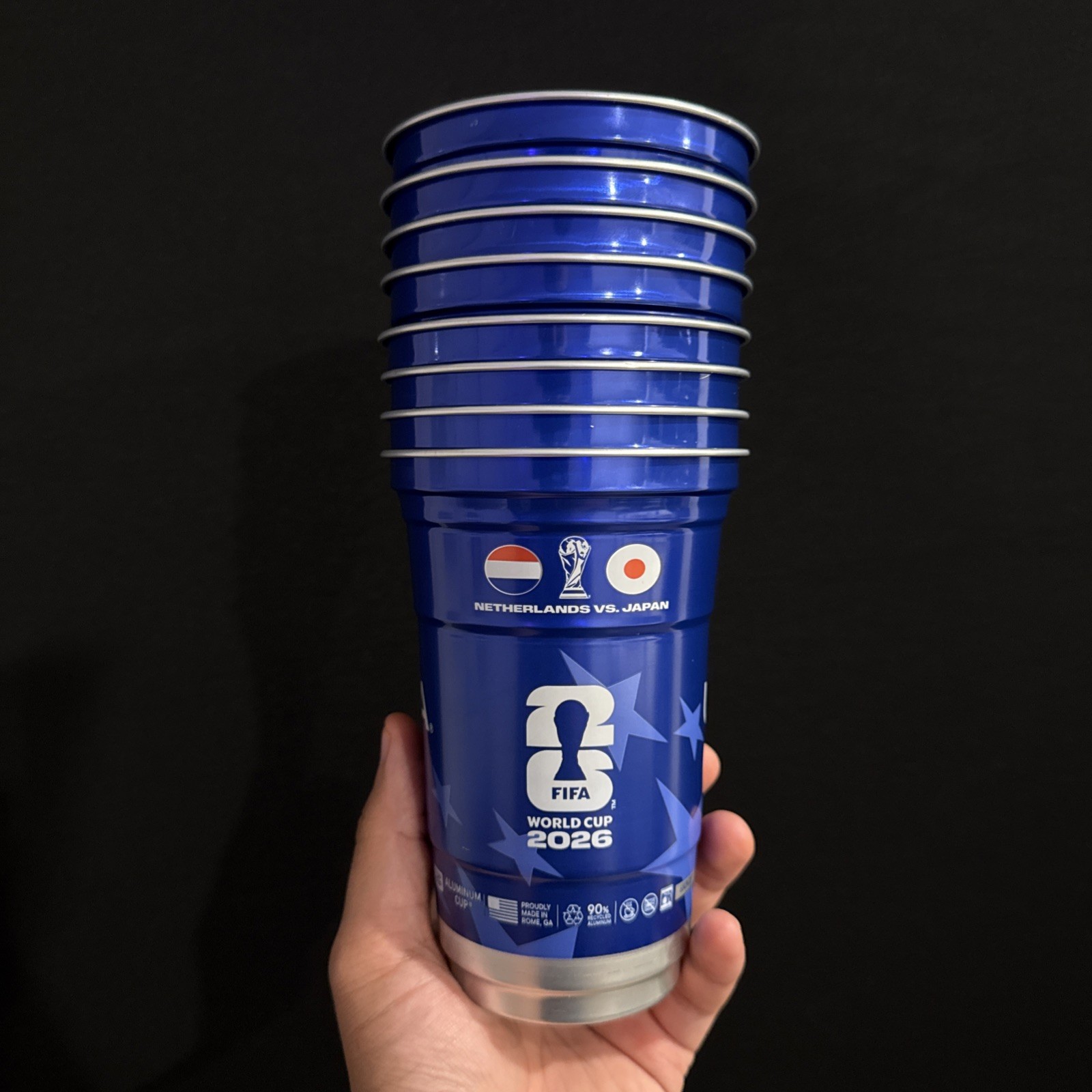 Japan vs. Netherlands FIFA World Cup 2026 Michelob Ultra 1 Aluminum Cup