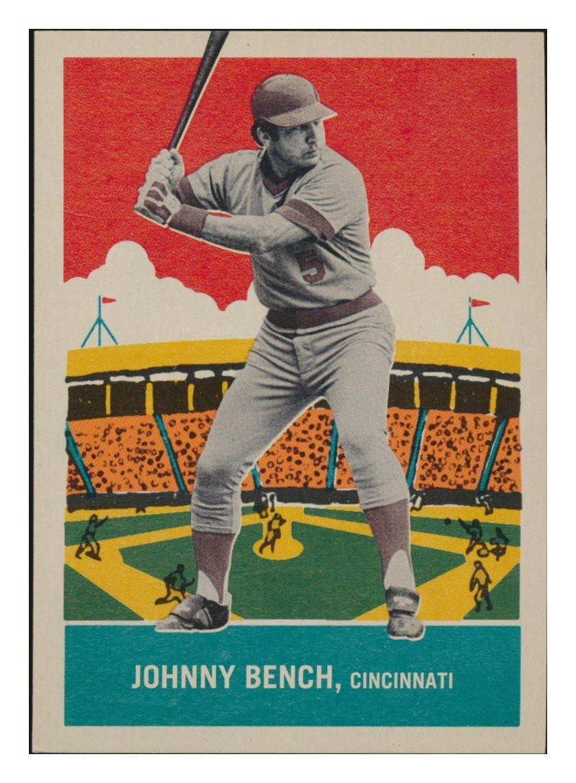 2013 Panini Golden Age – DeLong Gum #6 Johnny Bench Cincinnati Reds