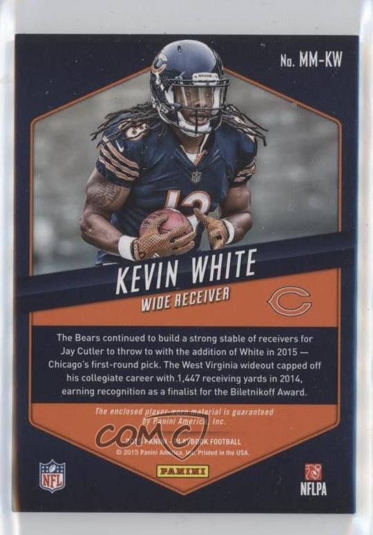 2015 Panini Playbook Mammoth Materials 54/99 Kevin White #MM-KW Rookie RC 02pb