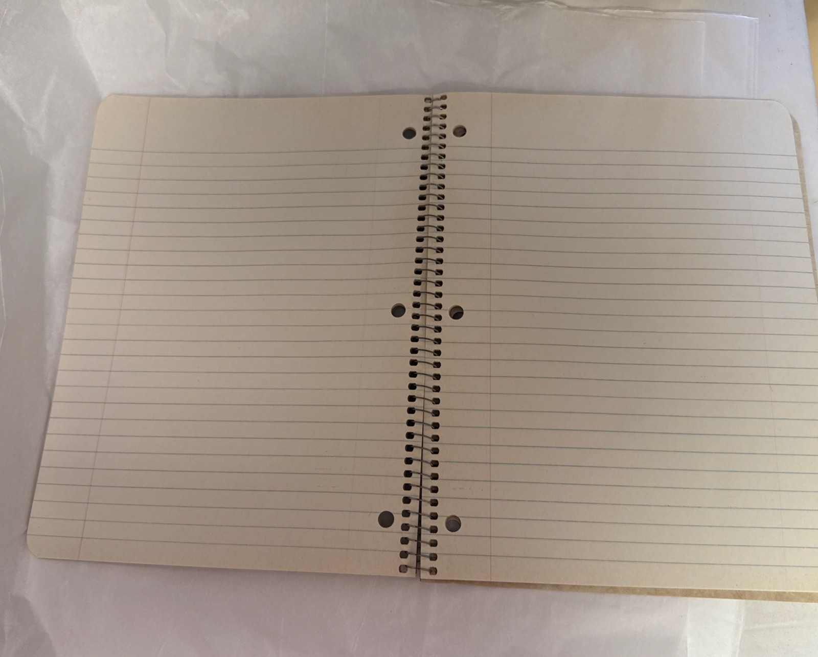 VINTAGE Alabama Auburn War Eagle Spiral Subject Notebook Made In USA 10.5 X 8
