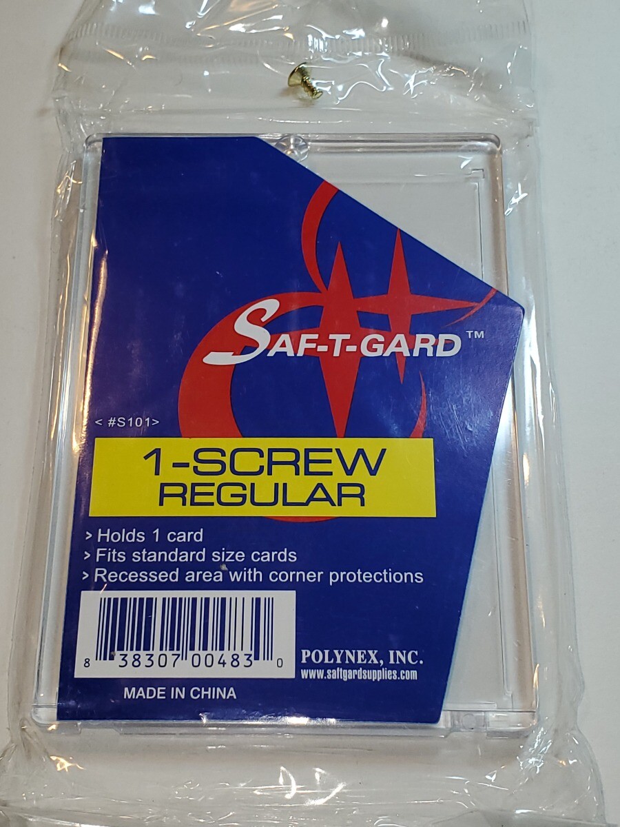 One Screw Card Holders – Standard, Thicker, Extra Thick – Trading Supplies