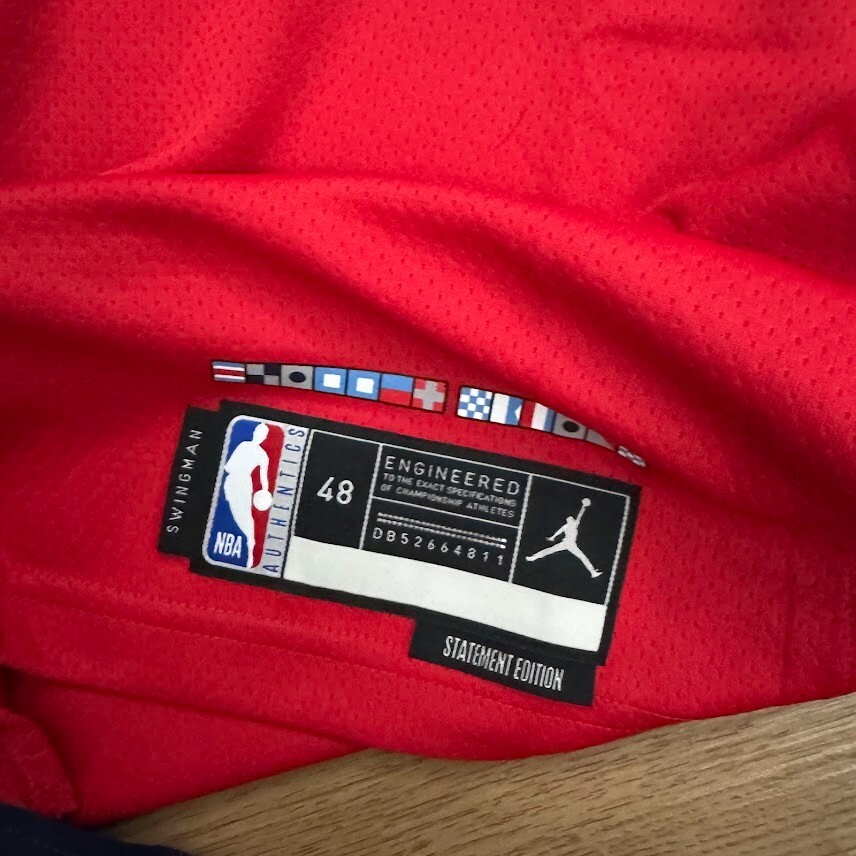 NWT Nike Los Angeles Clippers Statement Edition Red Jersey Blank Size Large 48