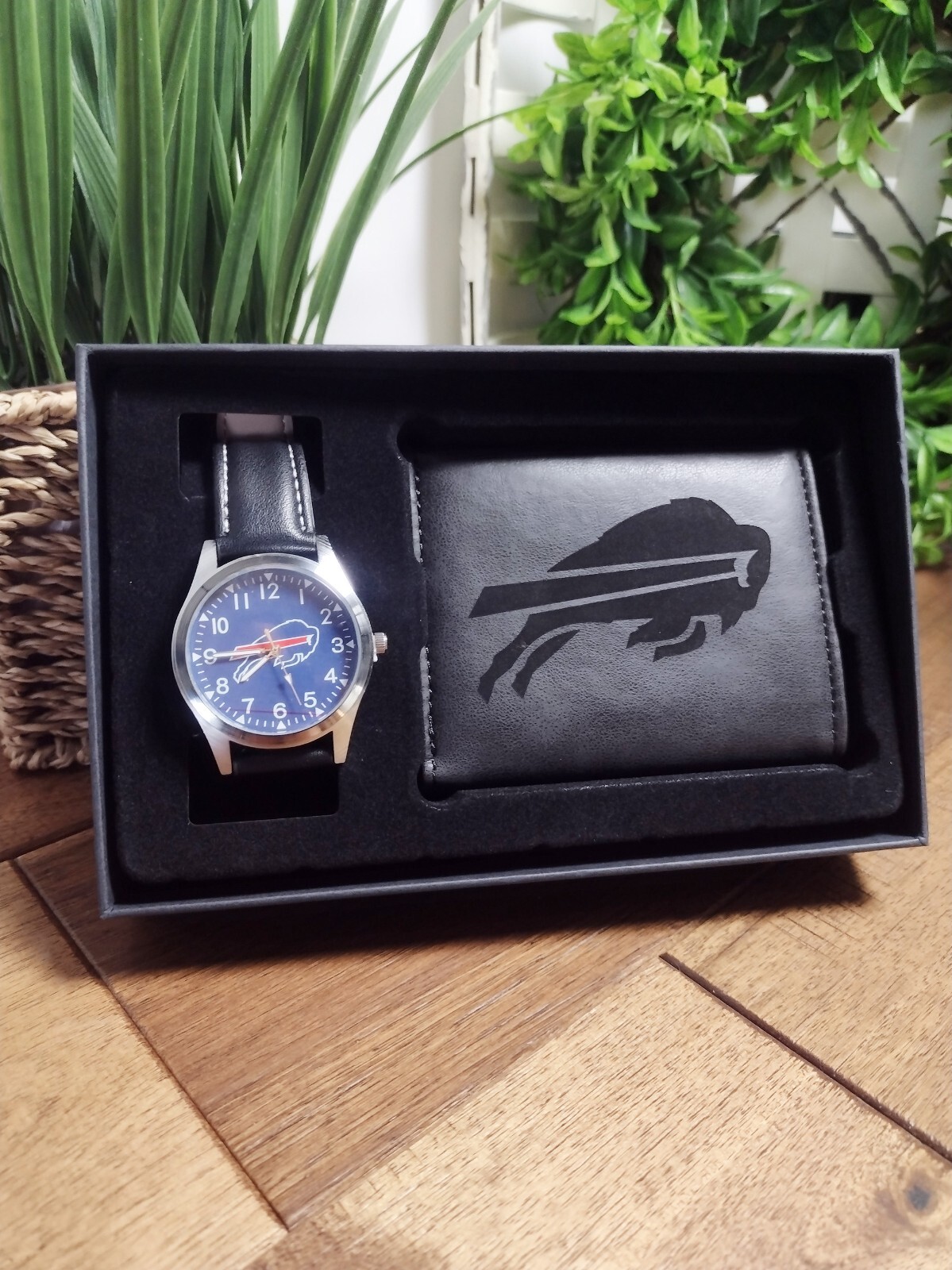 Buffalo Bills NFL Black Watch And Wallet Gift Set – Buffalo Bills Gifts Box