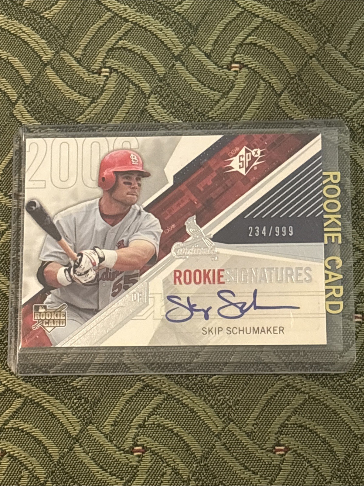 2006 Upper Deck #144 Skip Schumaker Rookie Signatures Auto 234/999 AR147 🔥💎