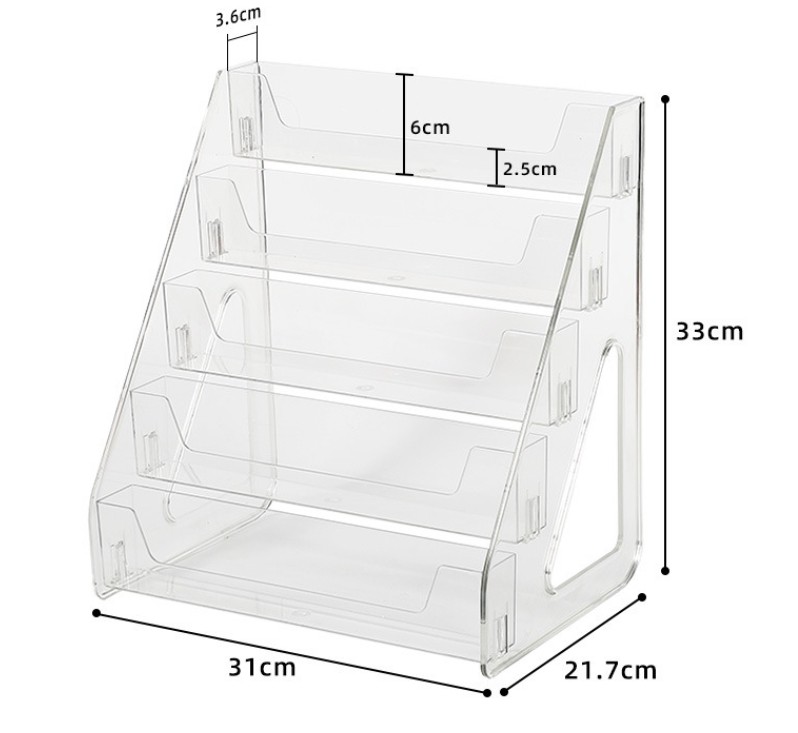 ❤️Trading Card Display Stand 5 Tier Vertical Holder for Basketball Sport Cards