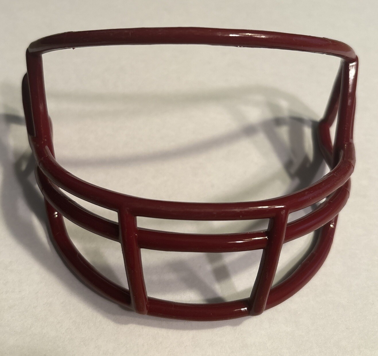 RIDDELL Z2B VSR4 Maroon Mini Football Helmet Facemask Replacement Conversion