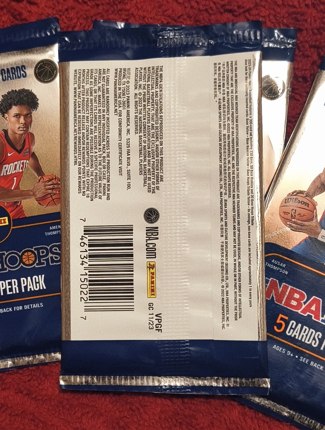 2023-24 Panini Nba Hoops Pack-Factory Sealed (Rookies & More)