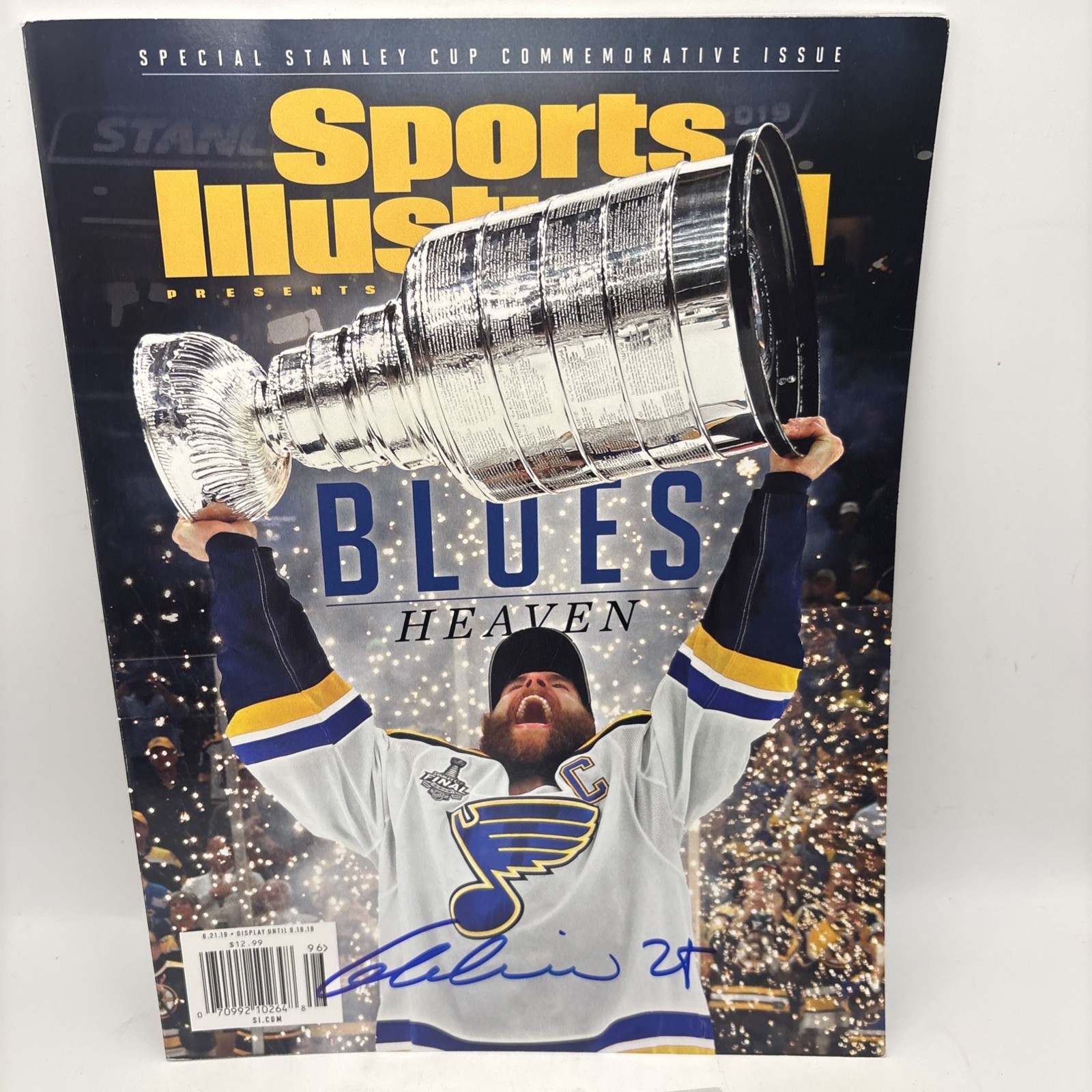 Alex Pietrangelo Signed Sports Illustrated 2019 Stanley Cup Champions Blues COA