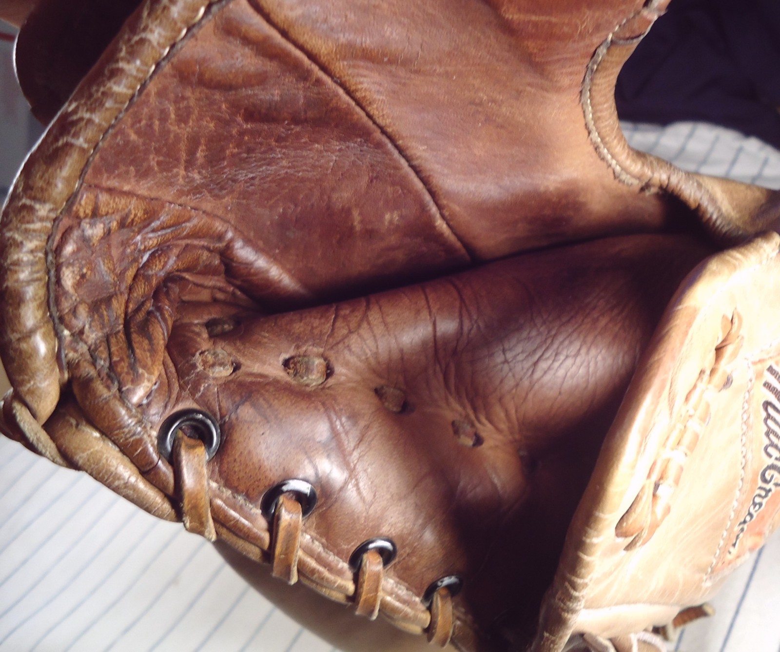 Topline 1980’s MacGregor PXCF Baseball glove RH 12″ outfield Premium ProHide