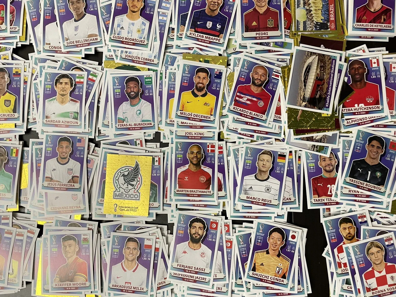 Panini World Cup Qatar 2022 Stickers FWC – MEX Pick! Complete set! USA Version