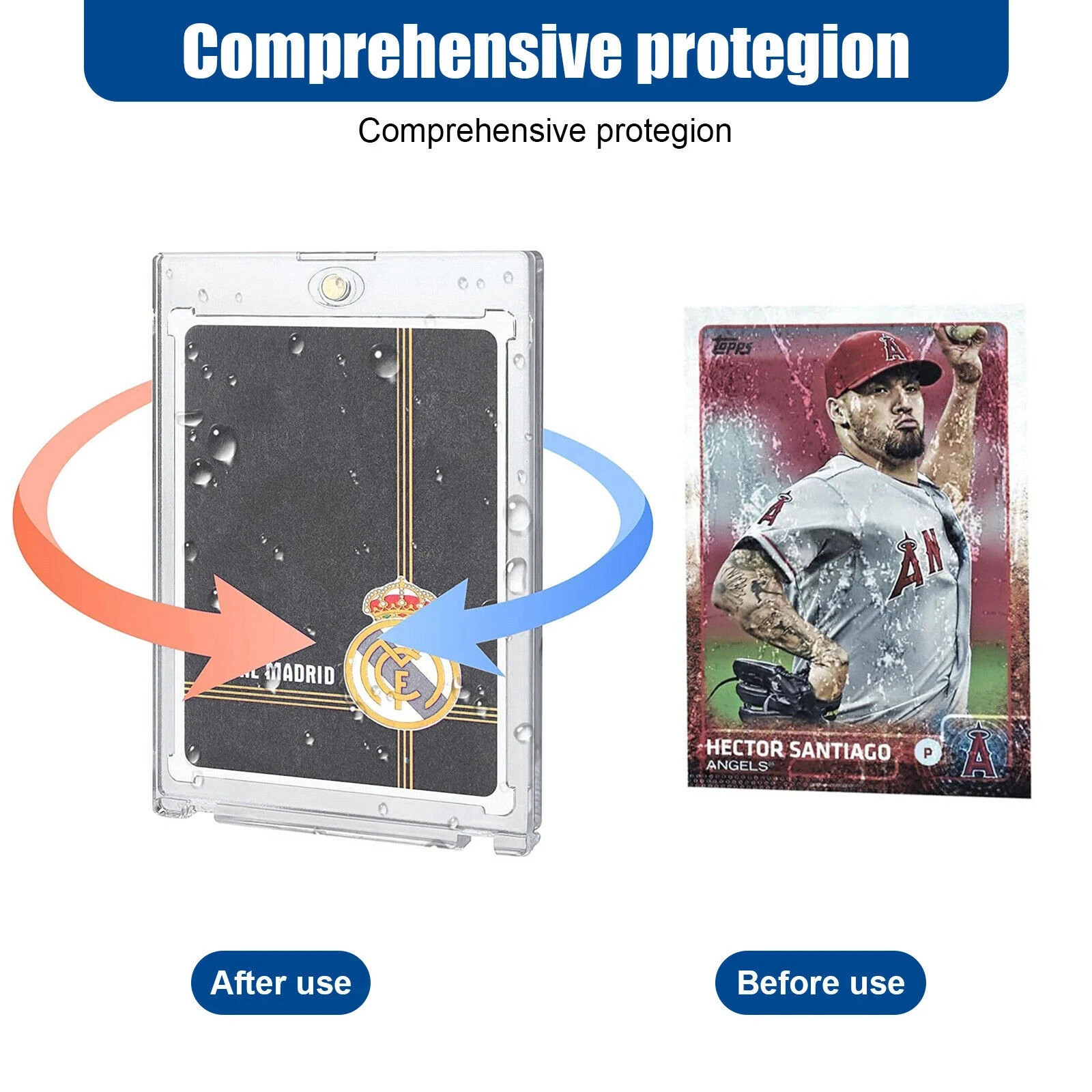 1/5/10/30 Magnetic Trading Sports Card Holders 35pt One-Touch Hard UV Protection