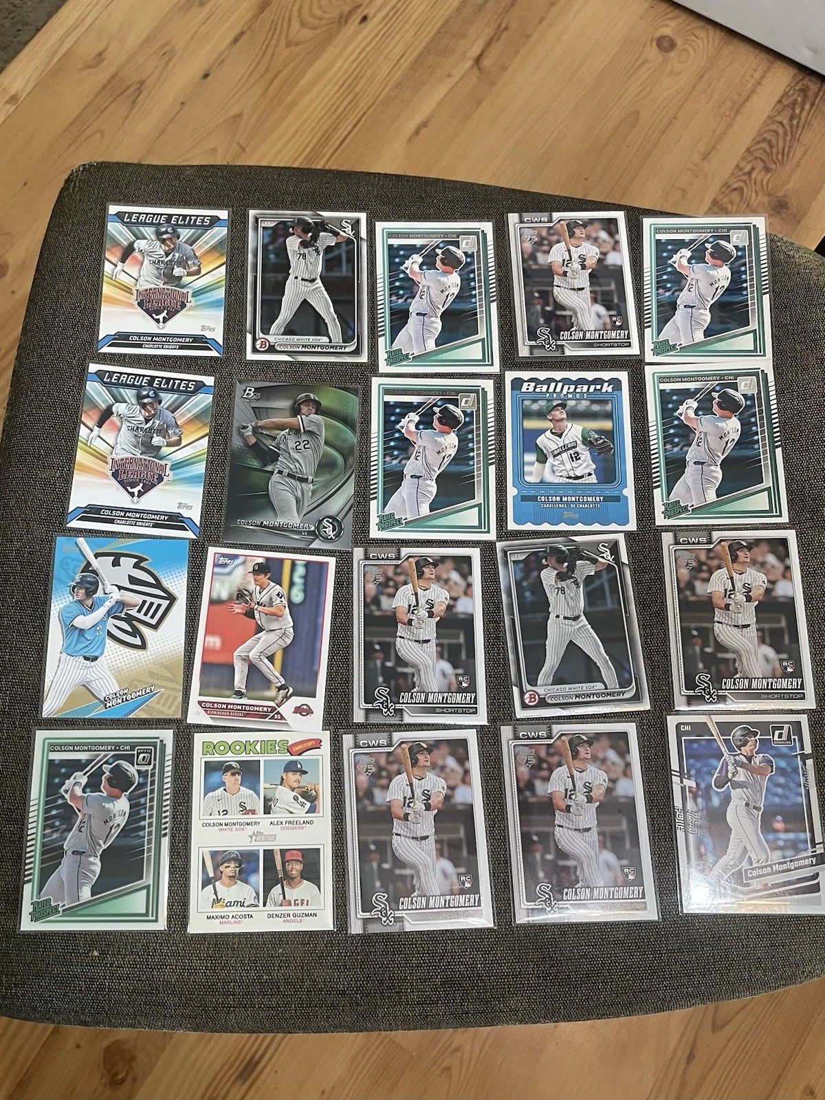 Colson Montgomery 20 Card Rookie Lot. Years and Brands Vary. Chicago White Sox