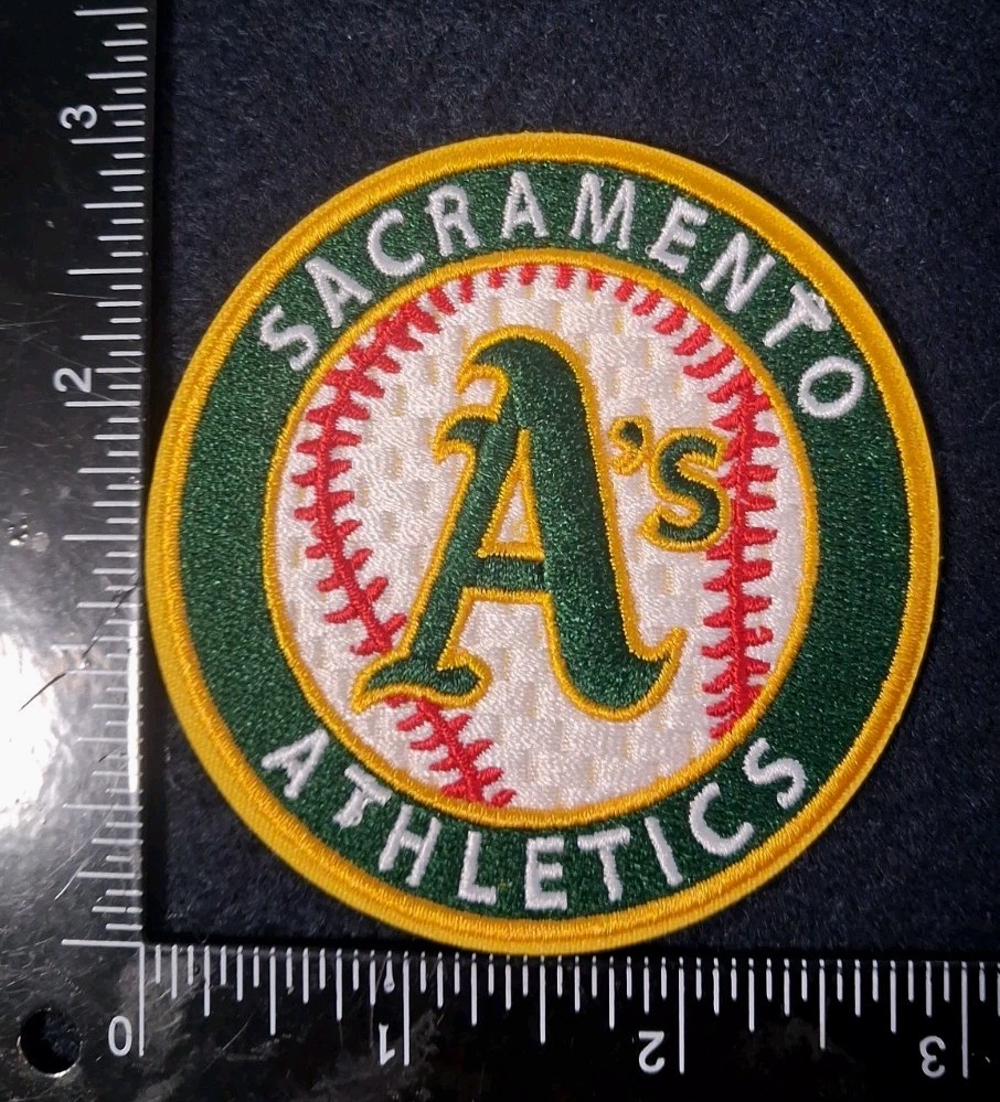 BASEBALL SACRAMENTO A’s ATHLETICS EMBROIDERED PATCH PATCHES ITEM