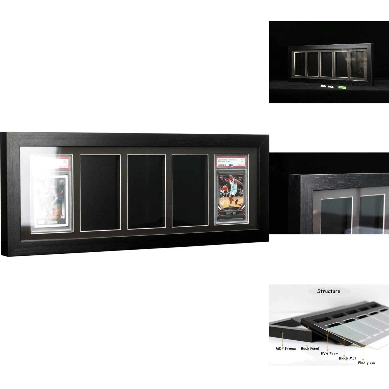 Graded Card Display Frame Wall-Mount Case for PSA CGC TAG Sports & Trading Cards
