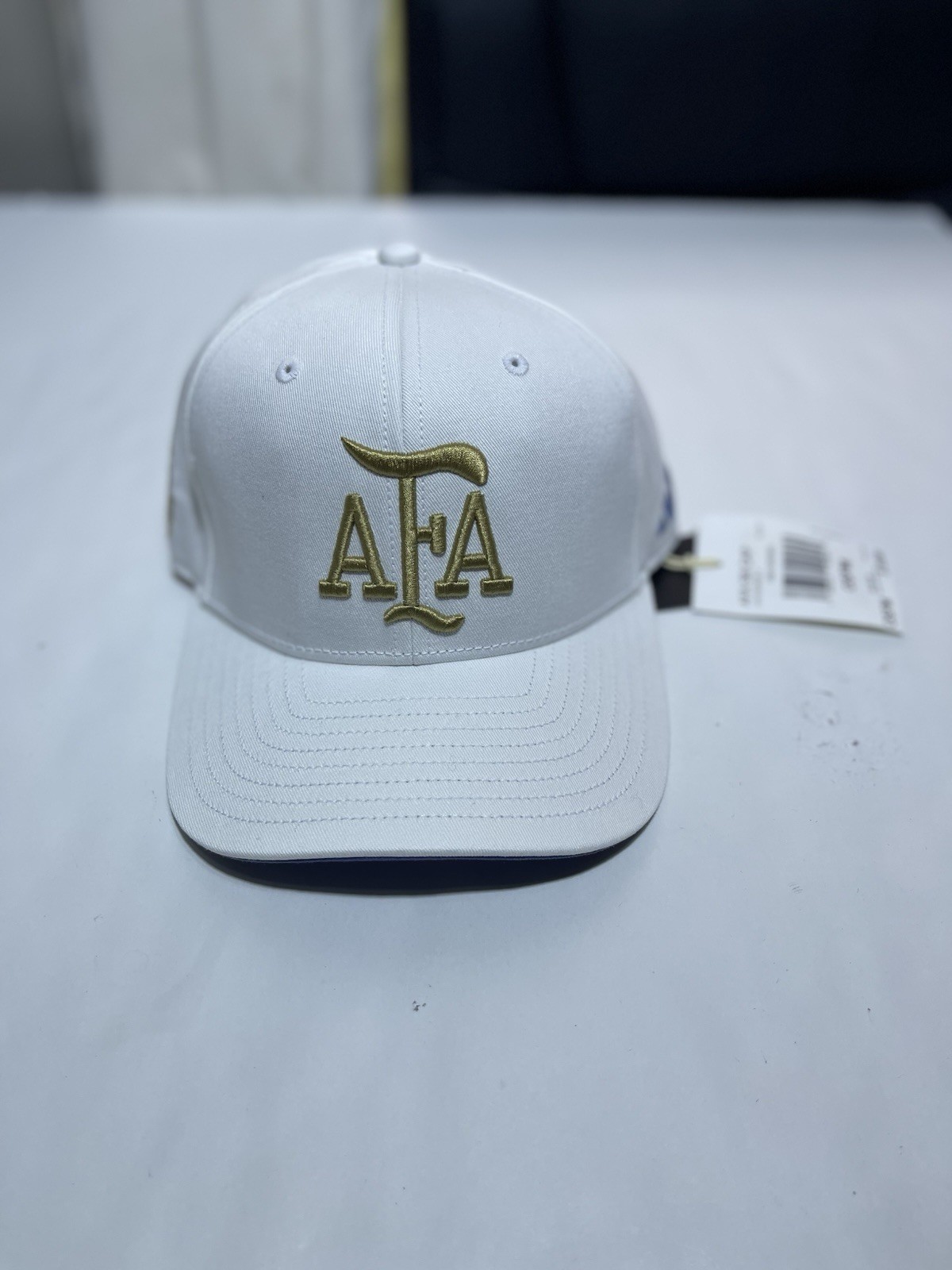 Adidas Argentina Football Men’s SnapBack Hat AFA Soccer White One Size New