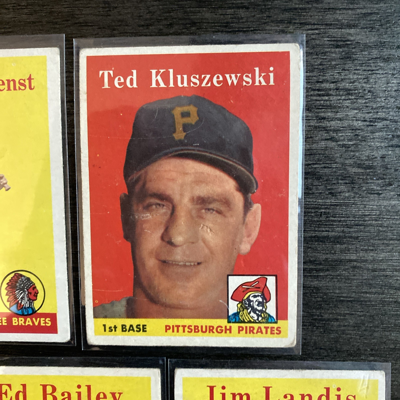 1958 Topps Baseball Lot 7 Dif ALL STARS AND SEMI-STARS Vg-Ex Red Schoendienst