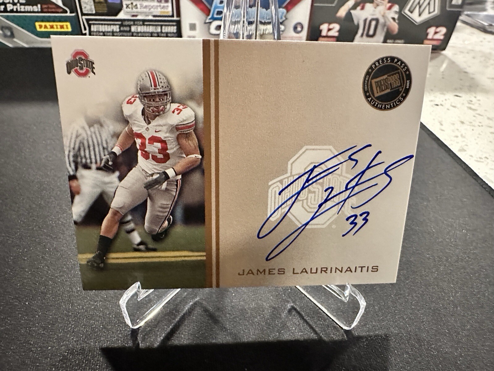 2009 Press Pass Autographs Bronze #PPS-JL James Laurinaitis 044A