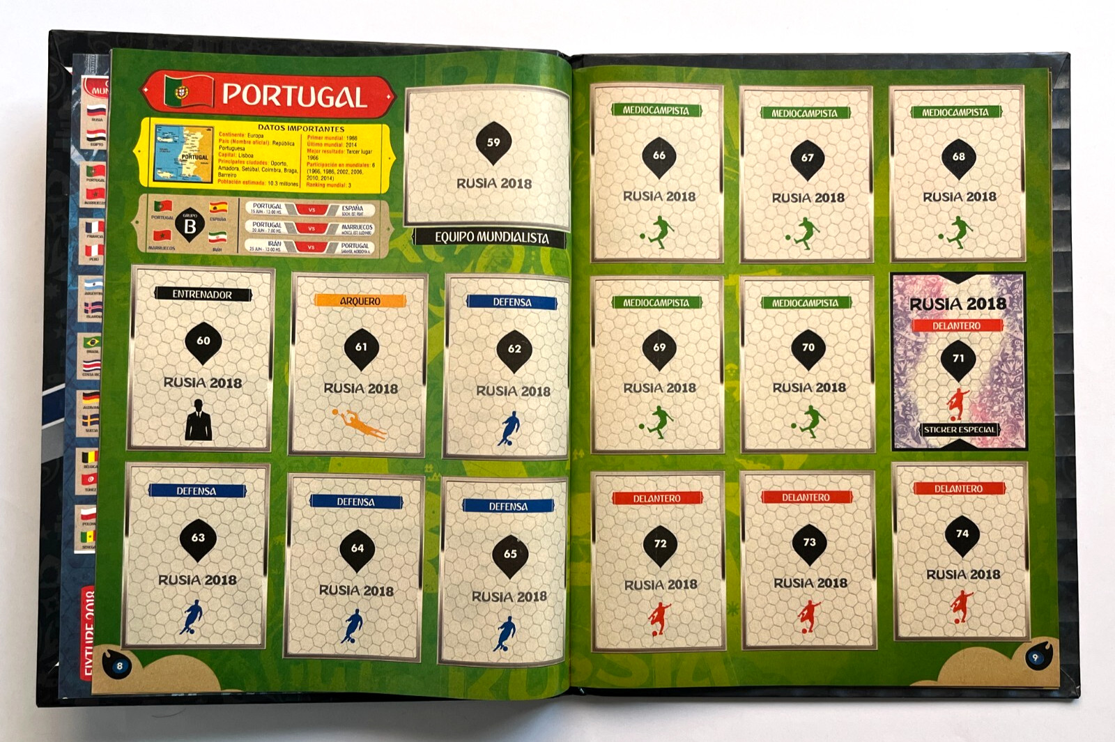2018 WORLD CUP RUSSIA Album Hardcover Black Edition + Full Set 380/380 MESSI CR7