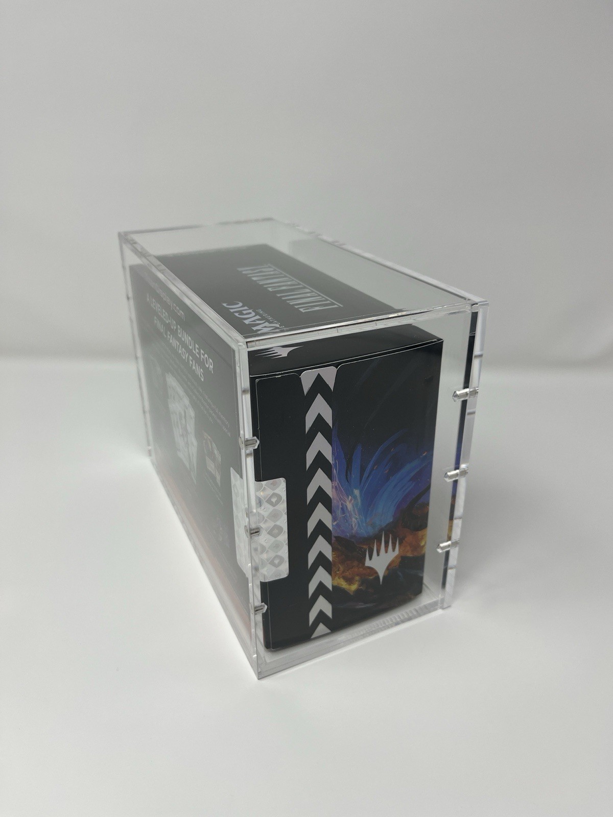 Acrylic Display Case Magnetic Lid FITS Magic MTG Final Fantasy GIFT BUNDLE Box