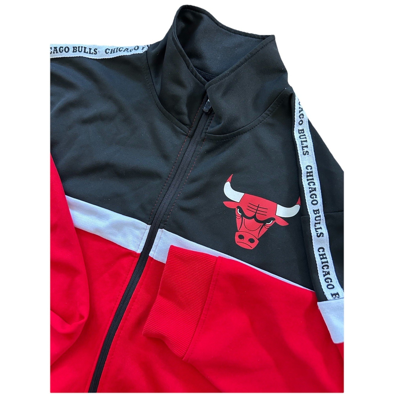 Chicago Bulls NBA Full Zip Jacket Size XXL