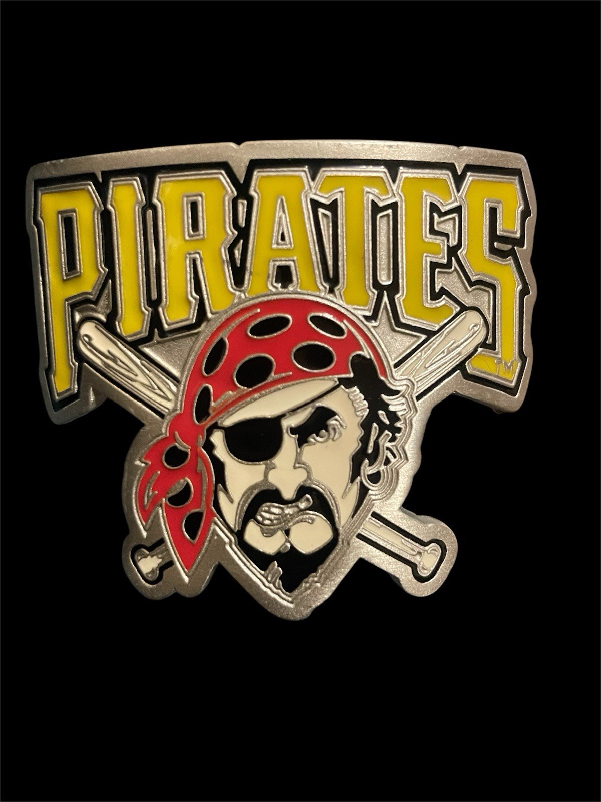 PITTSBURGH PIRATES 2003 Great American Products 8×4 GLASS MUG Fine Pewter Logo