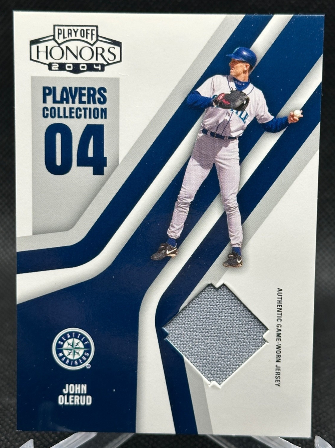 🔥2004 Playoff Honors GAME USED JERSEY RELIC John Olerud #PC-42 148/250 MARINERS