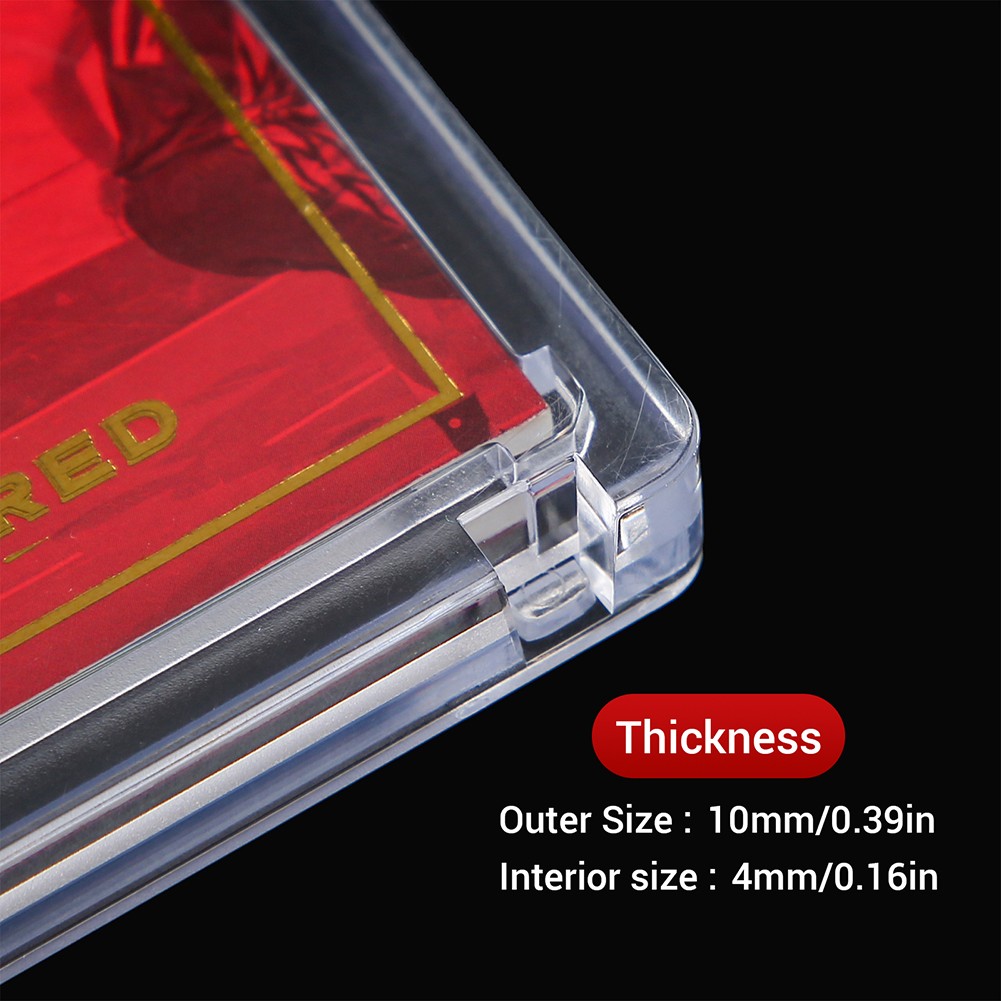 2PACK 187mm Magnetic Booklet Card Holder for National Treasures,Playbook Cards
