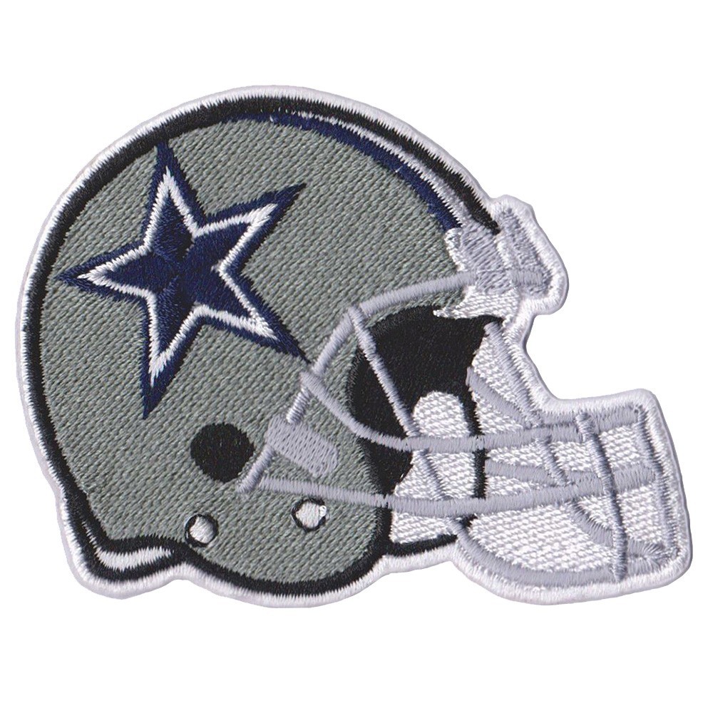 8 piece Dallas Cowboys Football Logo Size 3.2 in x 2.5 in Sew Iron On Patches