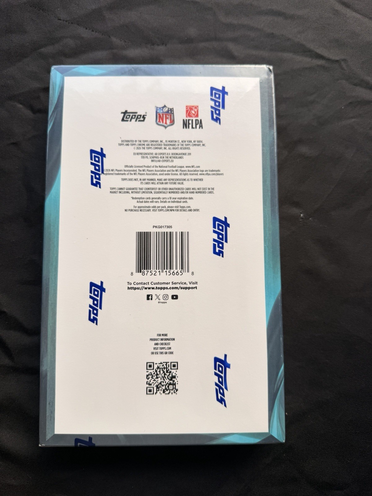 2025 Topps Chrome NFL Football Hobby Box – Brand New Sealed