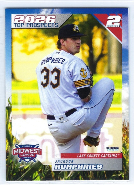 2026 Midwest League Top Prospects Series 2 Jackson Humphries